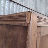 Armoire parisienne en bois vintage