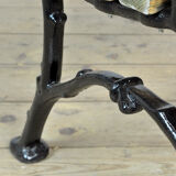 Cast iron and pine garden bench, 1930's
