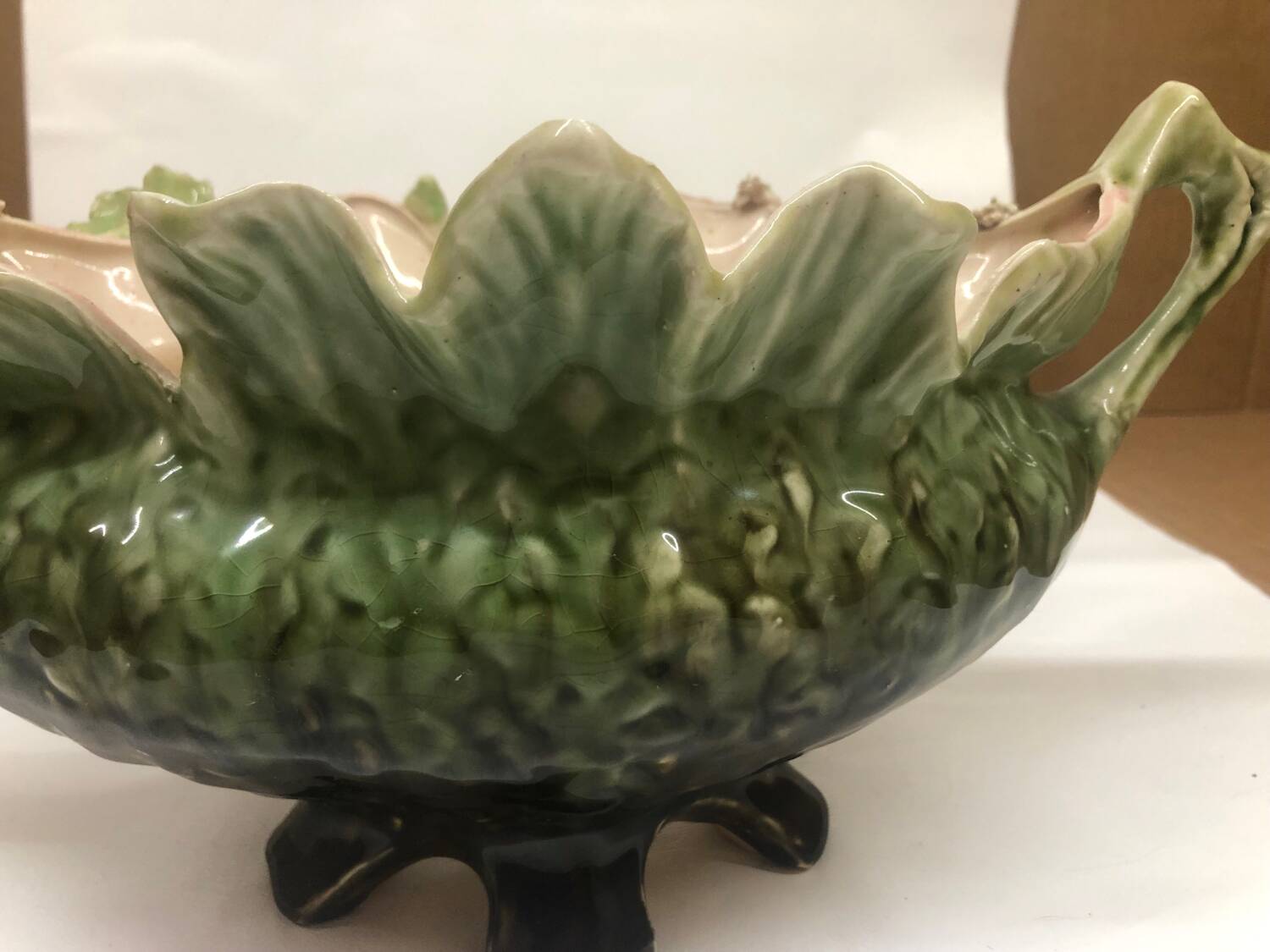 Flower slip planter vase 1900