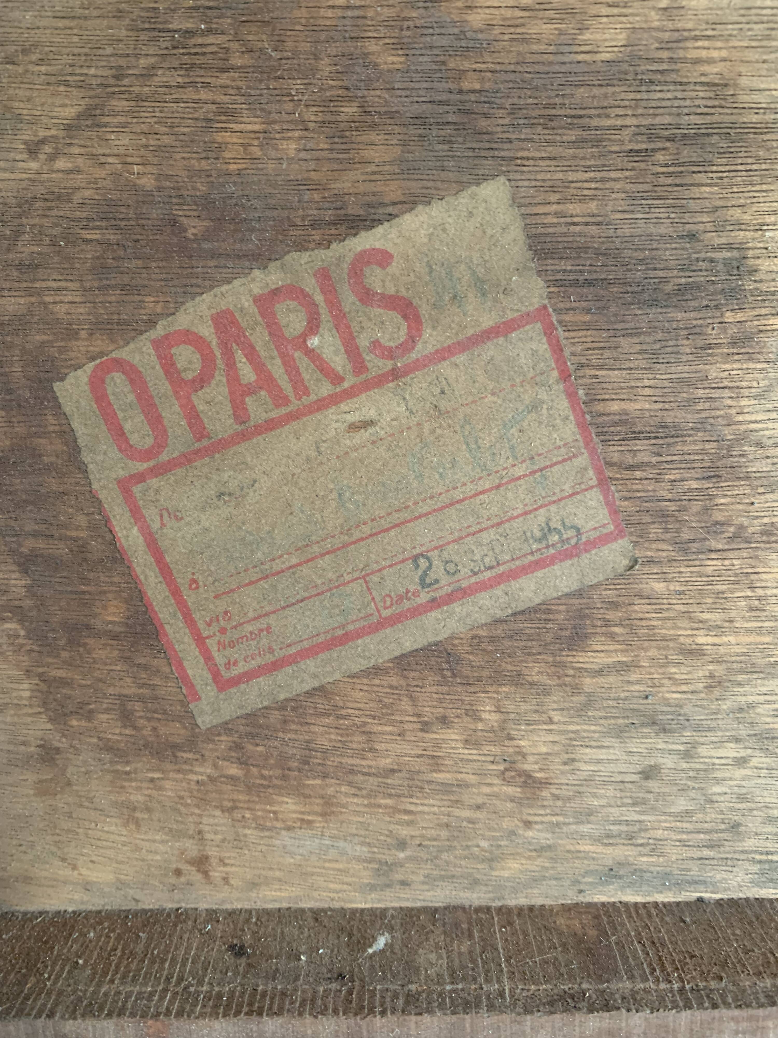 Antique rattan and bamboo coffee table, 1950