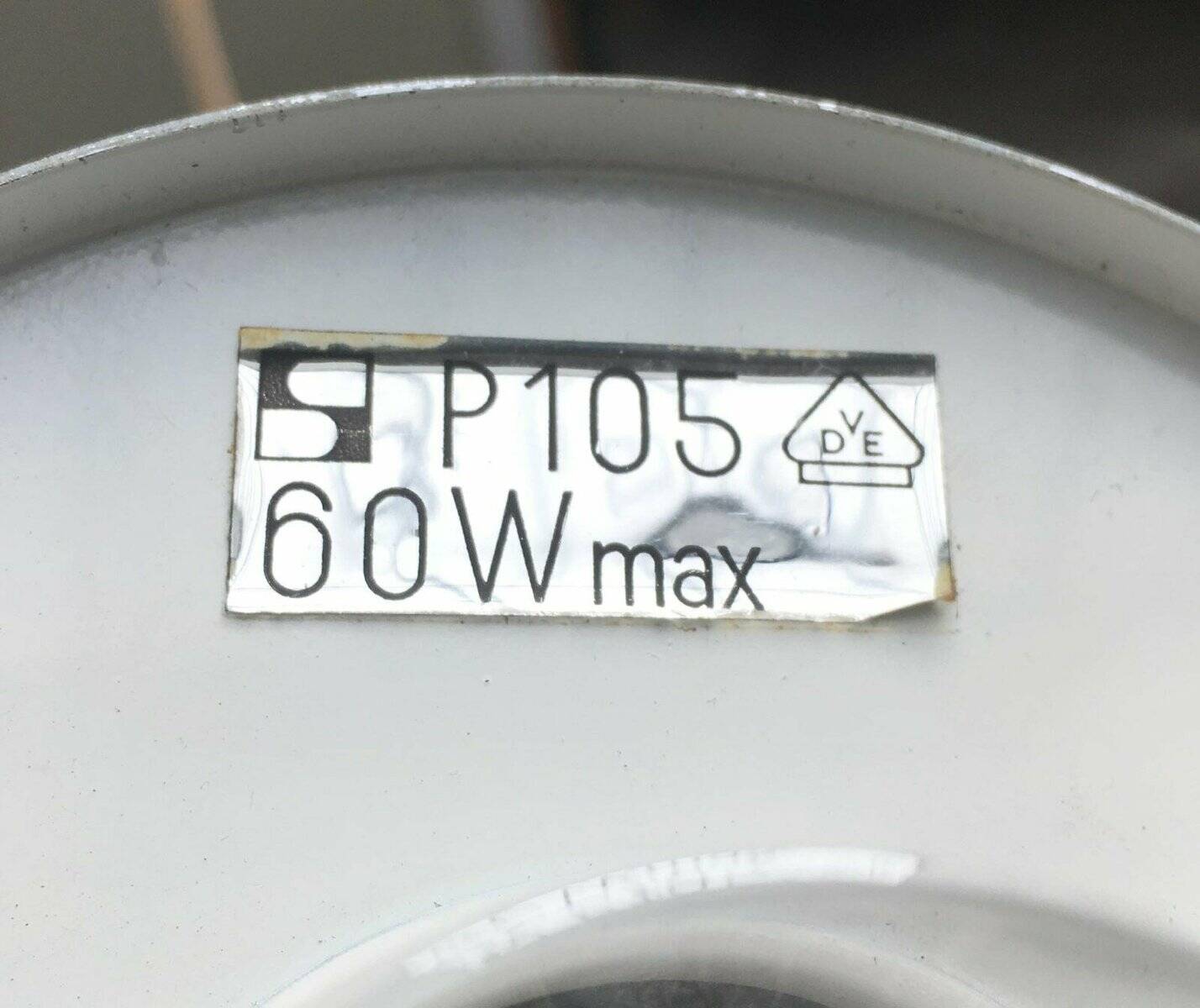 Suspended glass and chrome lamps model P105 German Mid-Century Space Age from the 1960s by Staff, set of 2.