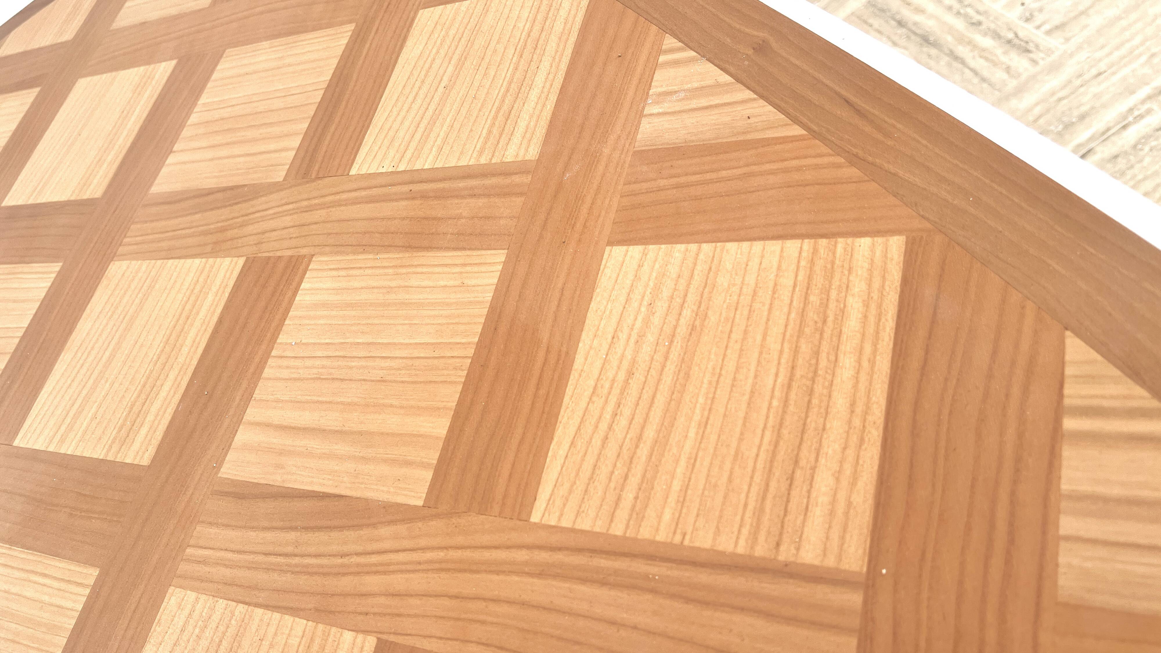 Cherry wood table with marquetry – Louis XV style