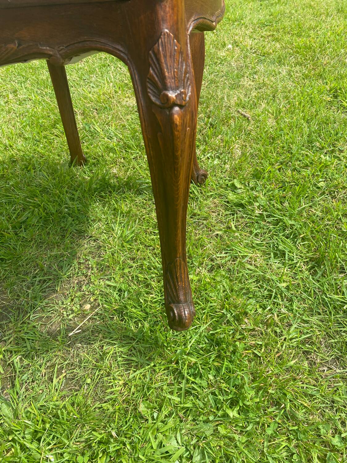 Fauteuil en cannage style Louis 15