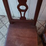 Pair of chairs Lorraines XIX century carved wood