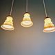 Art Deco pendant light in marbled opaline glass, 1920s-30s