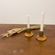 Pair of ceramic candlesticks