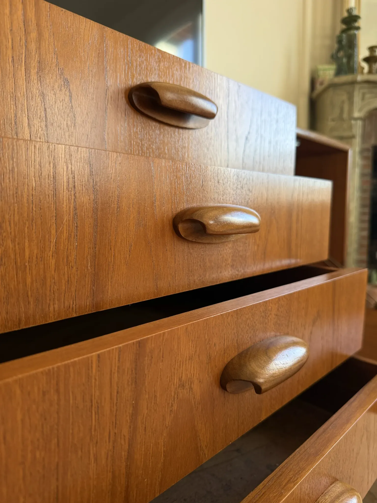 Vintage Scandinavian teak sideboard by G Plan, 1960.