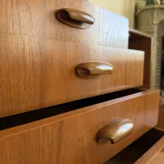 Vintage Scandinavian teak sideboard by G Plan, 1960.