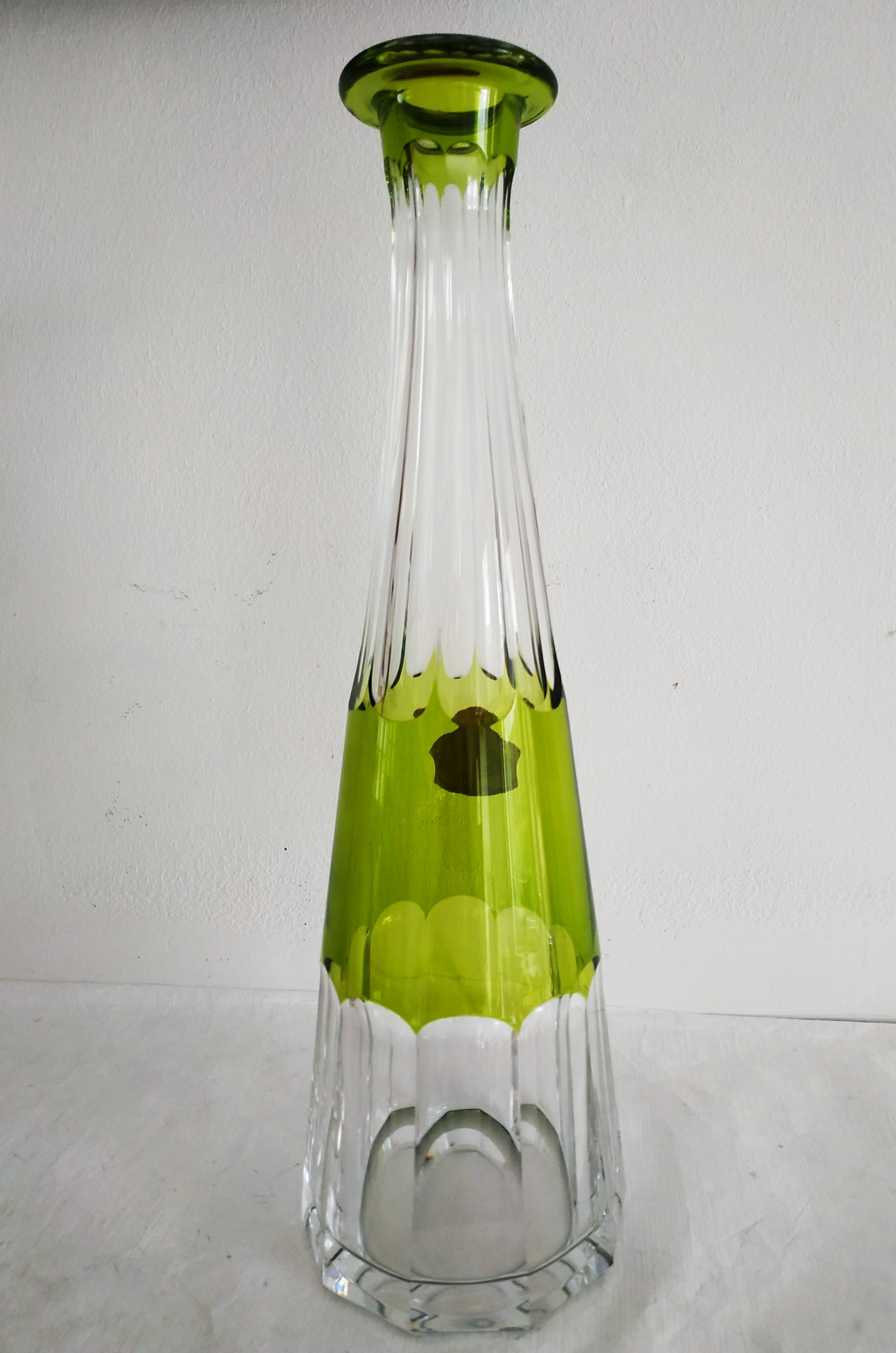 Val Saint Lambert Crystal Carafe can serve as soliflore