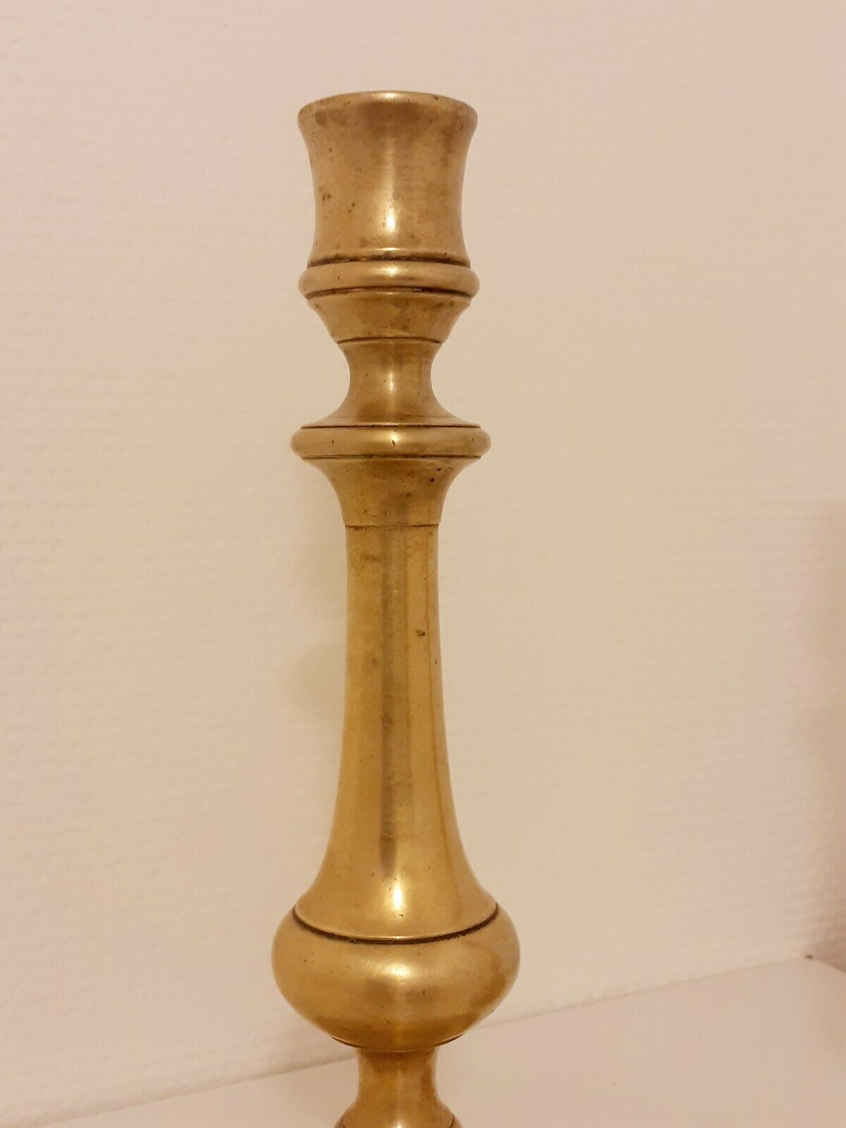 Old golden candles-candelabra bronze