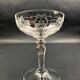 Set of 6 engraved crystal champagne glasses, lot no. 2