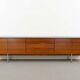 Enfilade minimaliste mid century en palissandre