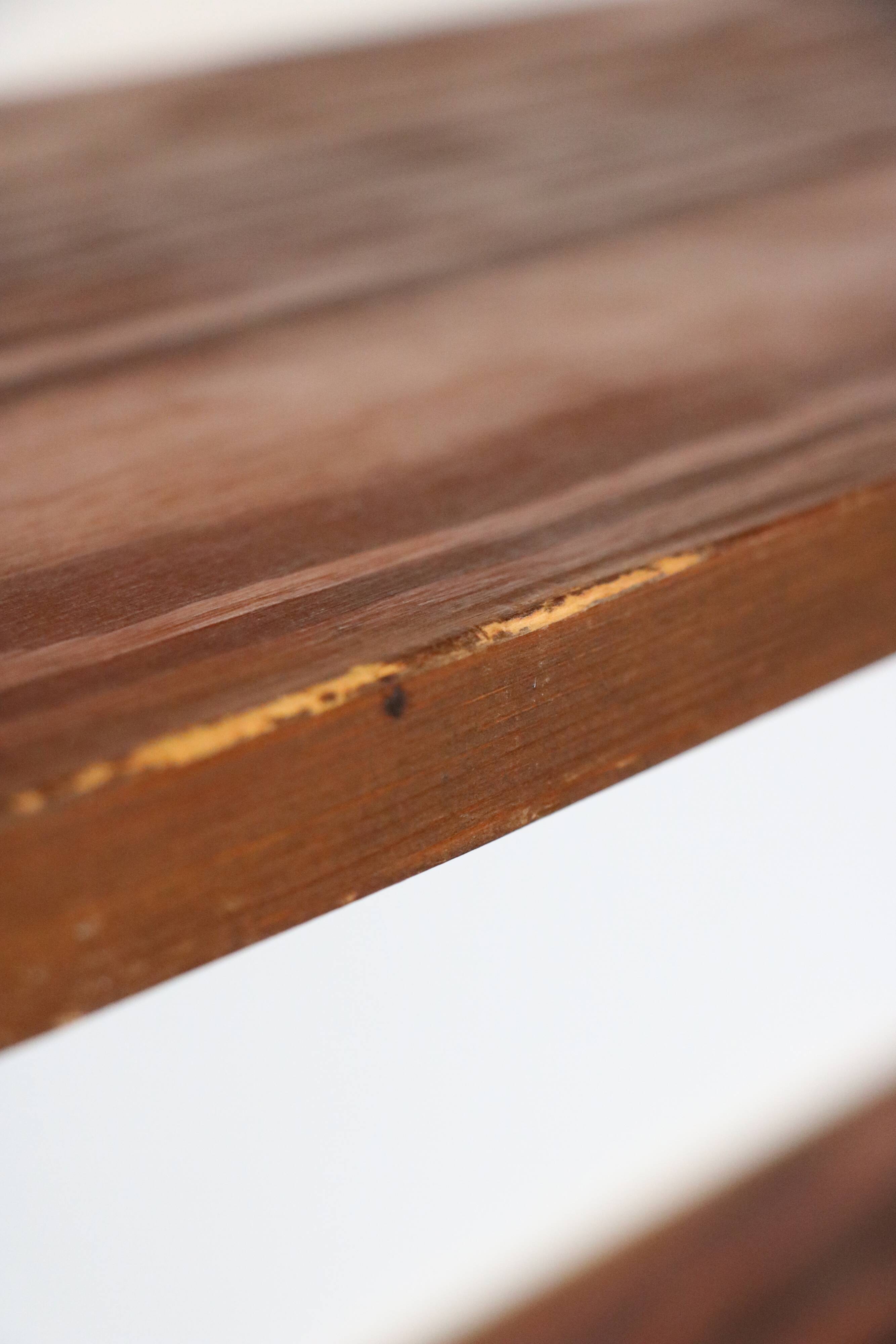 Large "string" shelf, Sweden, metal and wood