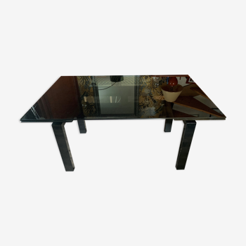 Black Calligaris Table Wood/Glass