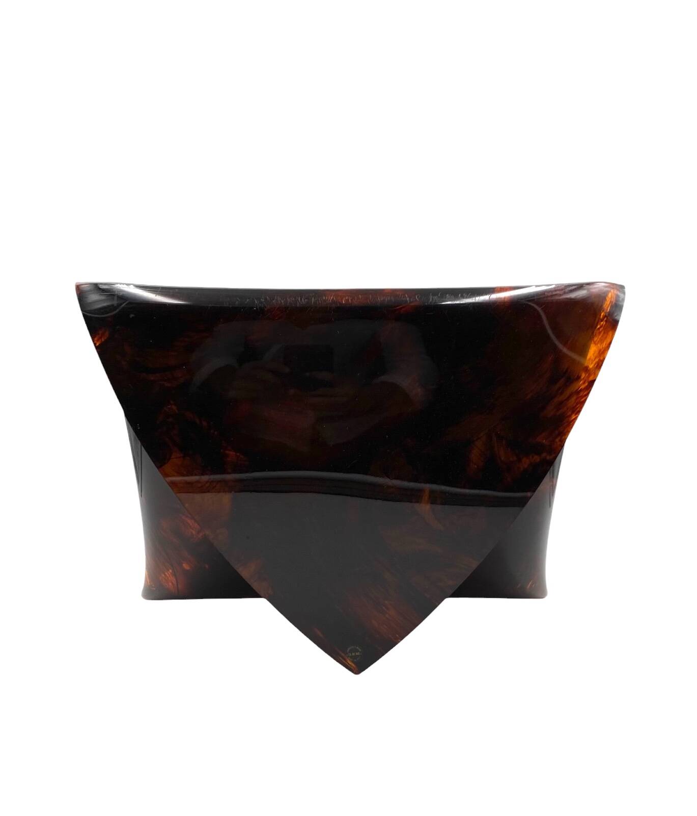 Hollywood regency mail shaped magazine rack, Ta.Ni.No Italy 1970s