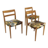 Set de 3 chaises en chêne "Garmi", Troeds, Suède, 1960