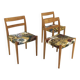 Set de 3 chaises en chêne "Garmi", Troeds, Suède, 1960