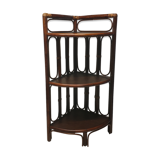 Corner shelf to lay in bamboo and rattan 60