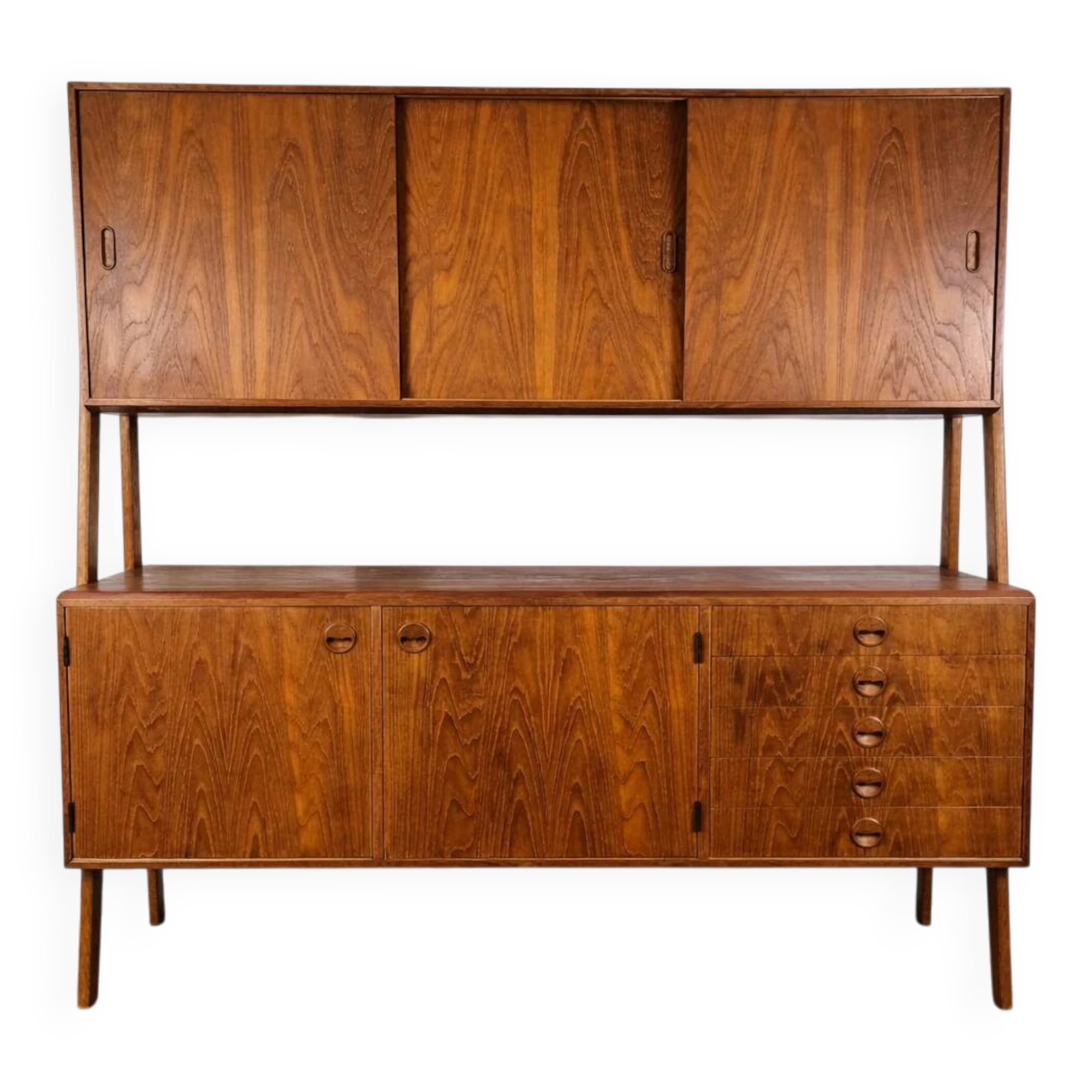 Double enfilade in teak, Denmark, 1960s.
