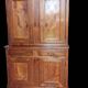 Two-body cherry wood sideboard
