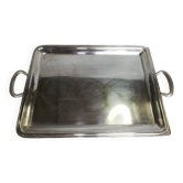 Silver metal plate / tray ep 1940 Stork punch