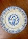 Ironstone footed dish – Moustiers blue decor