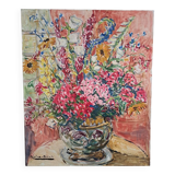 Bouquet of Flowers Painting by Azéma Billa