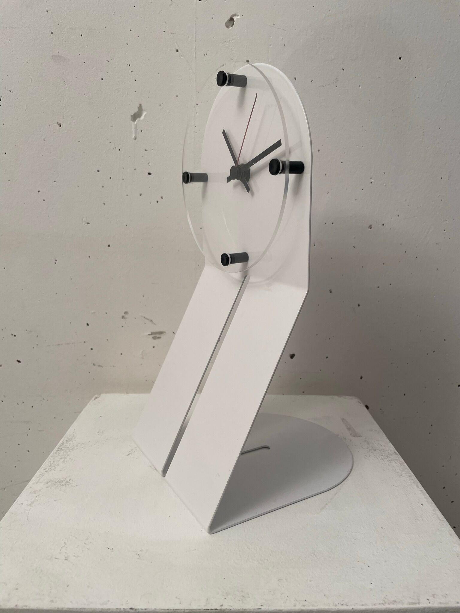Clocky Clock desk clock, Seccose, Gaspare Cairoli, 1980