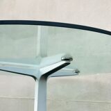 Metal healing and Zanotta glass design