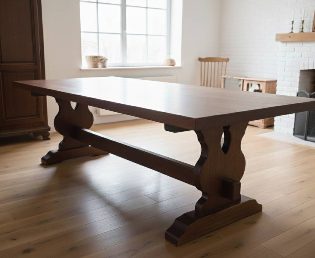 Monastery Vintage Table - Oak & Poplar Top - Country Spirit C
