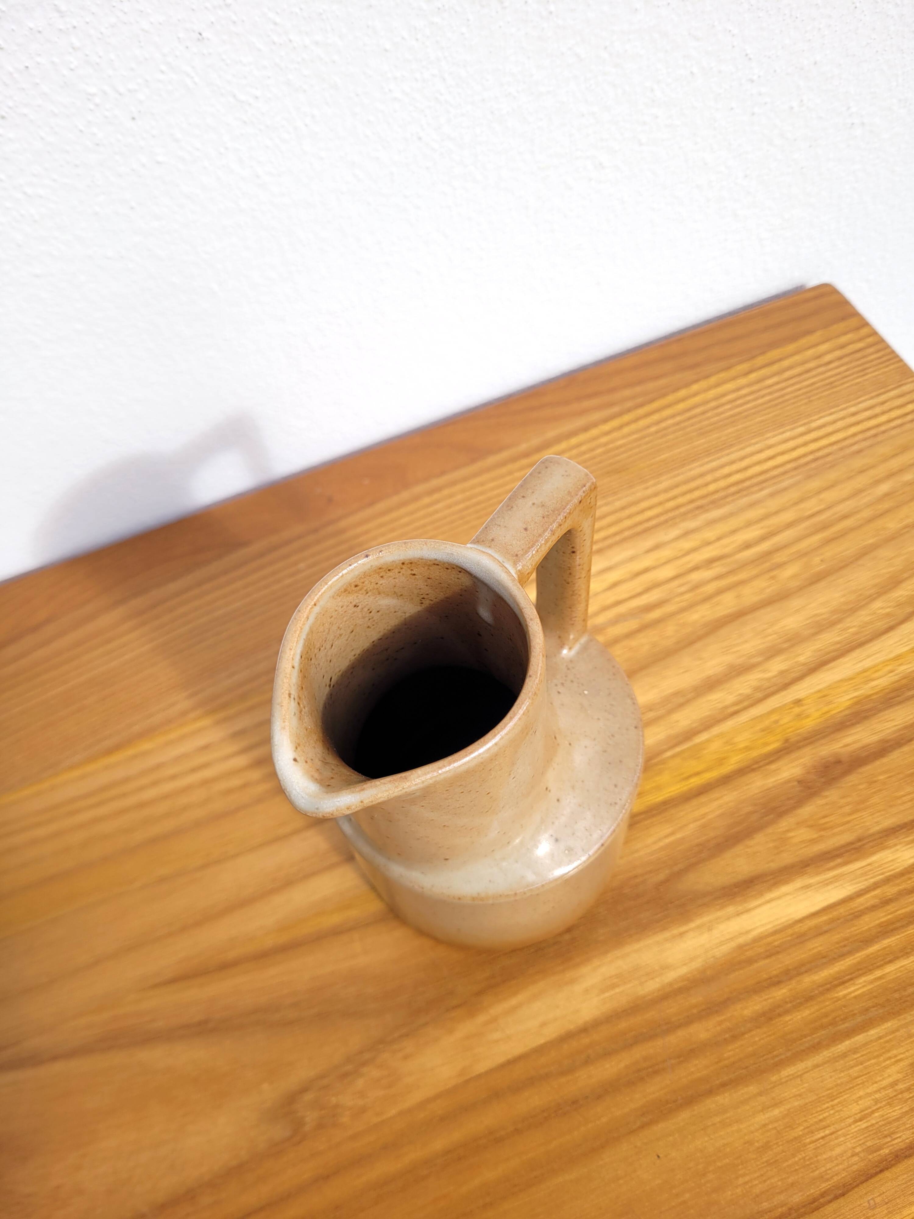 Brenne stoneware milk jug 70s