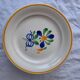 Floral decoration dessert plates