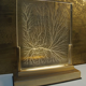 Lampe de bureau doré de Maison Jansen 1970