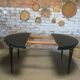Louis XVI style extendable round table