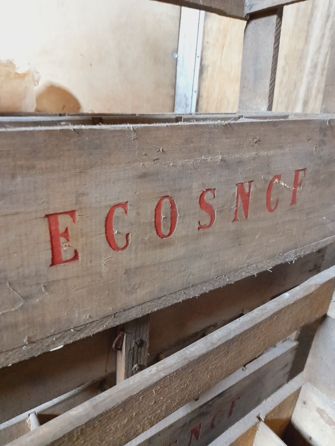 Wooden bottle rack