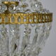 vintage glass stamped hot air balloon chandelier