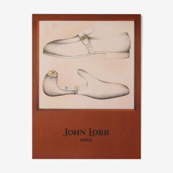 Affiche John Lobb - Paris, Chaussures Vintage
