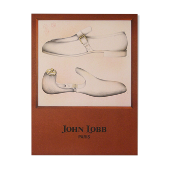 Affiche John Lobb - Paris, Chaussures Vintage