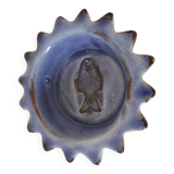 Handcrafted blue earthenware pocket emptier