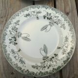 4 plates Terre de Fer Saint Amand Modern Style