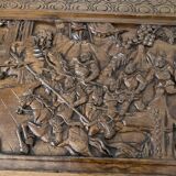 Large chinese chest, carved camphor wood. 1st half of the XXth century