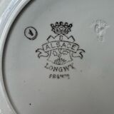 4 plates Longwy France