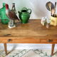 Table d'appoint de ferme en bois ancienne