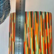 Lampe de table d'ambiance upcyclée à partir d'un vase en céramique Übelacker.
