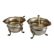 Pair of silver salt shakers