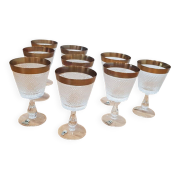 Rheinkristall crystal glasses, Germany, 1950s/60s.