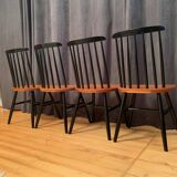 Set of four Fanett chairs in the Ilmari Tapiovaara style, Finland, 1960s