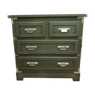 Pine commodity 4 drawers undulating redesigned