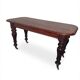 Solid mahogany console table