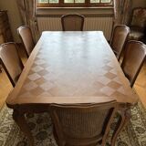Dining table with extension